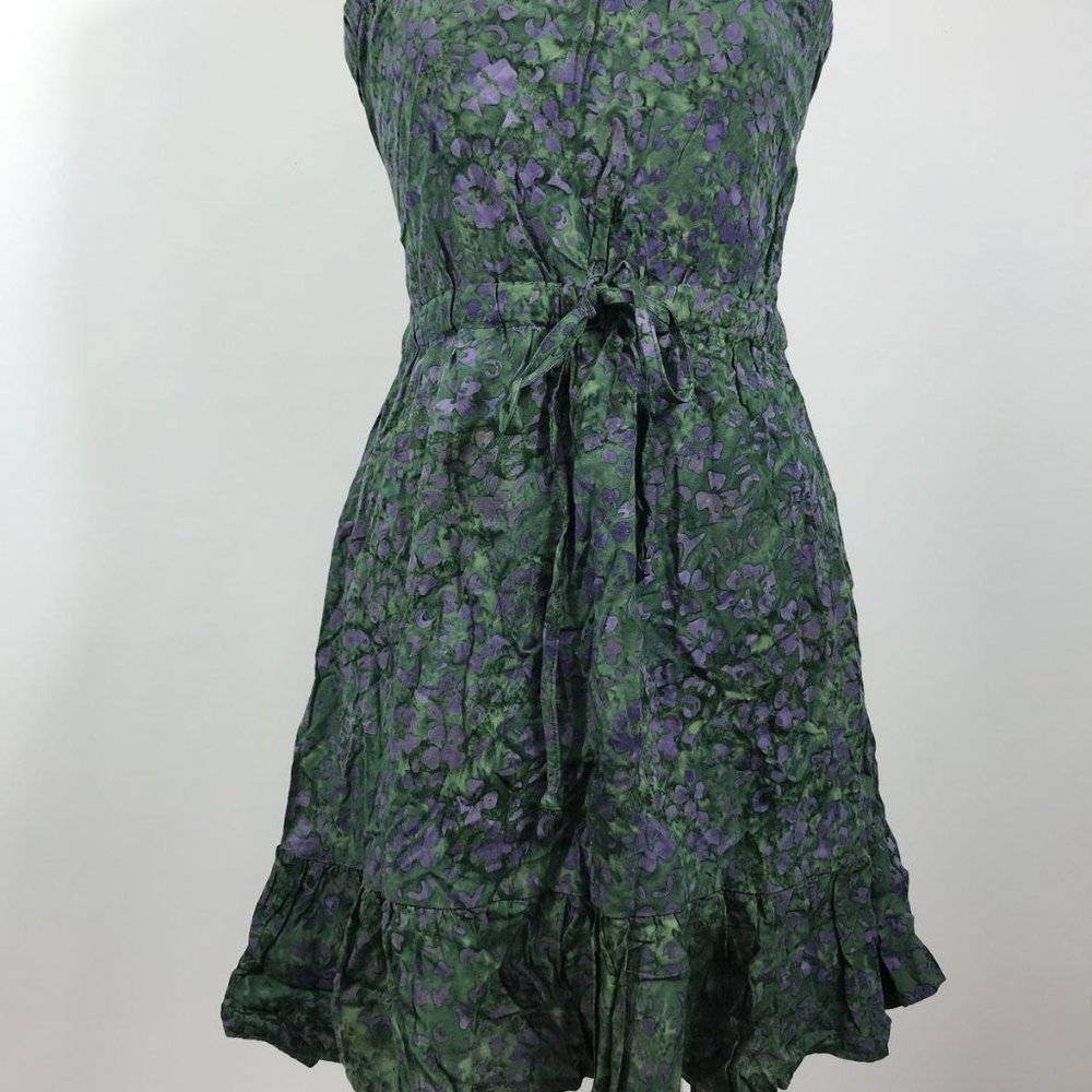 Tropical Group Green Strapless Batik Dress - NWT